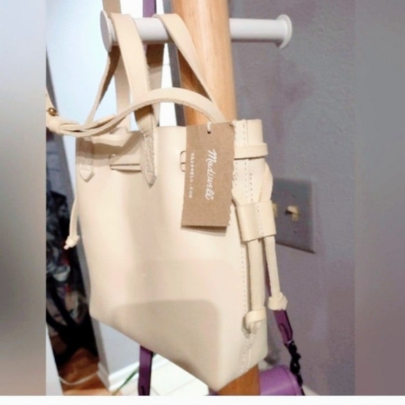 MADEWELL Small Transport Crossbody bag Ivory/Cream - Picture 7 of 9